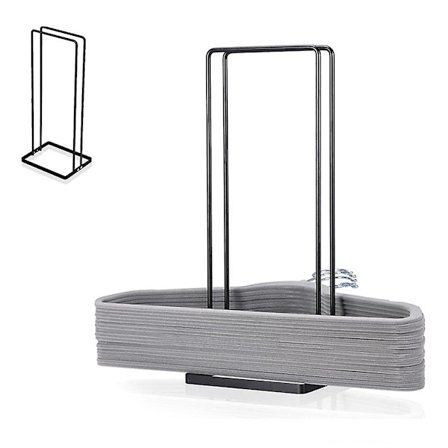 Bøjle Organizer Stacker Tøj Bøjle Holder til Skab Vaskeri Bøjle(Som vist)