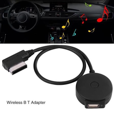 (Musta) AMI MDI Bluetooth Auto USB -sovitin Audiin - KYLLÄ - Musta - Tupakansytytin