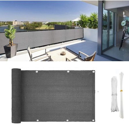 Balkong Sekretess Cover För Verandastaket Markis GRÅ