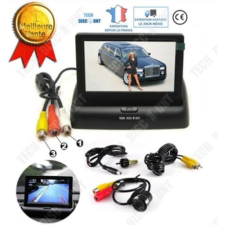 Backkamerasystem TD 4,3 tum Betraktningsvinkel 170 HD-kamera