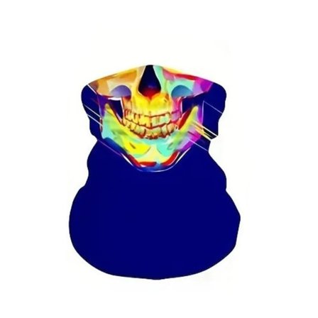 Multicolored Skull - Buff - Scarf - Bandana - Halsduk - Skidmask