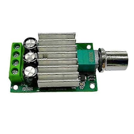 PWM DC Motorhastighedsregulator 12V 24V 10A Justerbar Hastighedsregulator Lysdæmper Kontrolkontakt til Ventilator