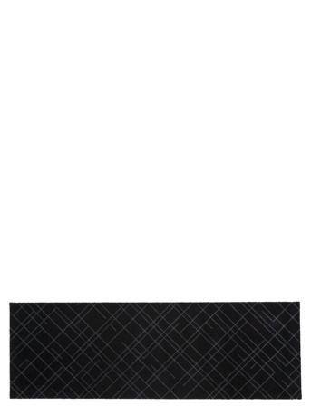 Floormat Polyamide, 200X67 Cm, Lines Design Black Tica Copenhagen