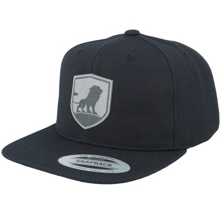 Kiddo Cap - Preto snapback Boné - Kids King On The Hill Lion Black Snapback @ Hatstore