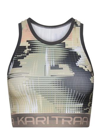 Ingvild Top Crop Tops Sleeveless Crop Tops Monivärinen/Kuvioitu Kari Traa