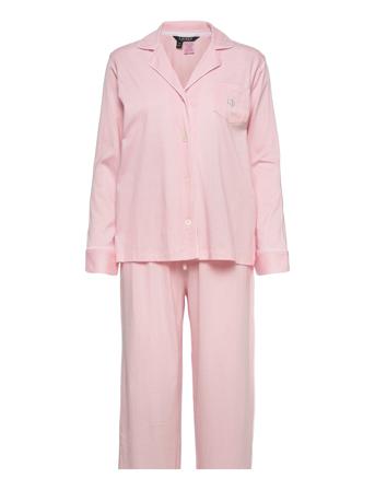 Lrl Ls. Notch Collar Long Pant Pj Set Pyjama Vaaleanpunainen Lauren Ralph Lauren Homewear