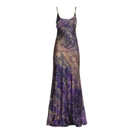 Just Cavalli Maxi Kjole Lilla, Dame