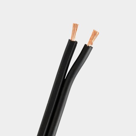 Cable de altavoz Proson, cobre libre de oxígeno (OFC / Oxygen Free Copper), por metro, sin conector, negro
