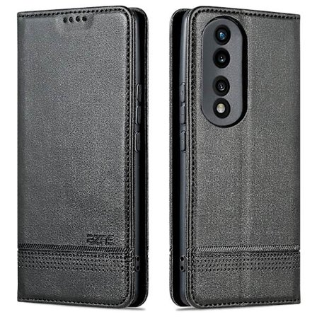 Azns For Honor 90 Pro anti-scratch Phone case Plånboksställ Pu Läder Smartphone Cover