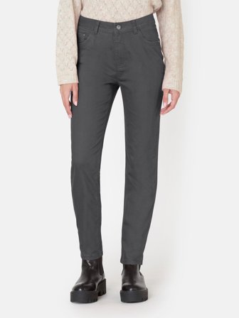 JENSEN - Jane 7/8 Jeans - Mørkegrå - Curvy Fit - Smalle Ben