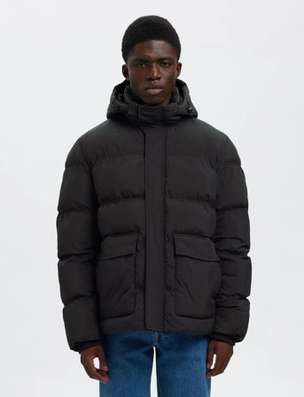 Selected Slhanders Puffer #S - Black - XL