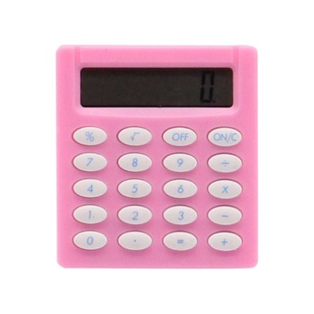 3 STK Mini Lommeregner Videnskabelige Lommeregner PINK