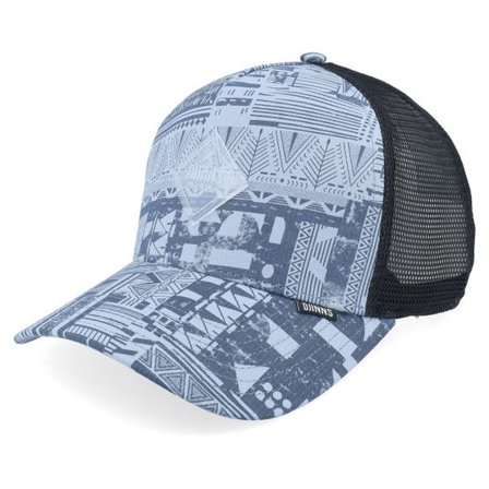 Djinns - Blå trucker Keps - Hft Cap Shirtfab #4 Blue/State A-Frame Trucker @ Hatstore