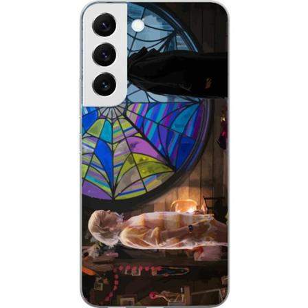 Samsung Galaxy S22 5g Genomskinligt Skal Wednesday Addams