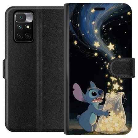 Yhteensopiva Lompakkokotelo Xiaomi Redmi 10 Stitch Taianomainen Suunnittelu Disney Lilo