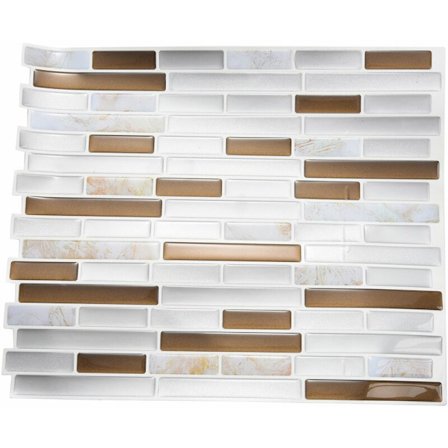 Itsekiinnittyvä mosaiikkilaattatarra Tarra DIY Keittiöhuoneen sisustus Vinyyli K (D)