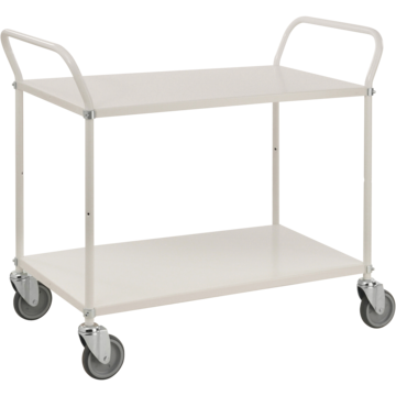 Lätt Hyllvagn 2 Plan Obromsad