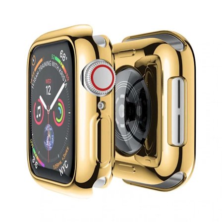 Apple Watch 7 41mm Skall Case Screen Protection Gold
