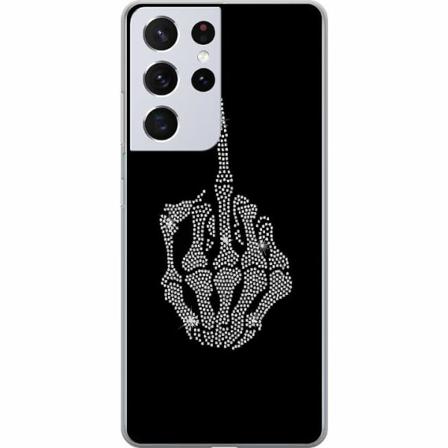 Samsung Galaxy S21 Ultra 5g Genomskinligt Skal Fuck You Bling
