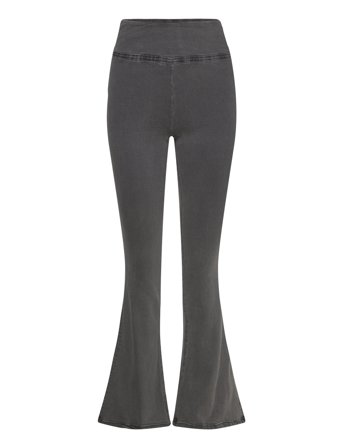 Gina Tricot Soft Flare Jeans - Grey - S