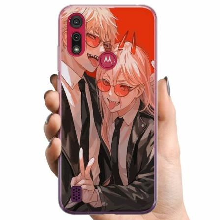 Motorola Moto E6s (2020) Tpu Mobilskal Chainsaw Man