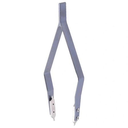 Rustfrit stål 7825 V-type Ur Fjederstang Pincet til Ureparation