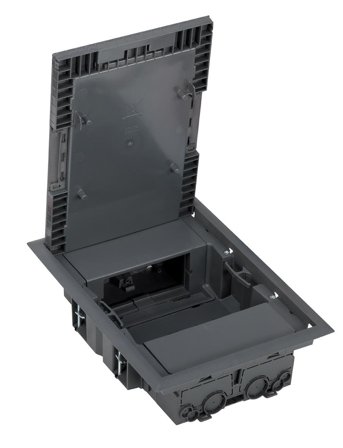 Elit 1172253 Golvbox låg, 2-fack, 69 mm, Installationsmaterial