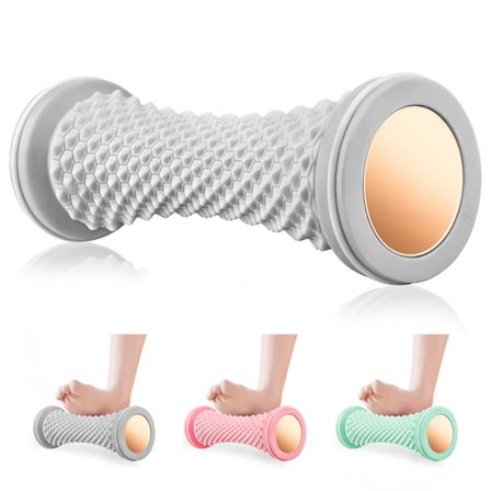 Plantar Fasciitis Massager, beupro Foot Massage Roller, Oppgradert fotmassasjer for Plantar Fasciitis Recovery og stramme muskler Relax (Grå)