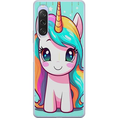 Kompatibelt Mobildeksel til Sony Sony Xperia 10 V Søt Enhjørning