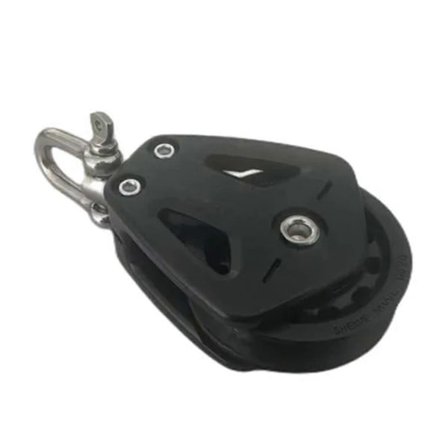 Høybelastningsskiveblokk Universal-Hode Enkel Trinse Svingbar Sjakkel Seilbåt Glattlager Blokktau