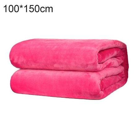 Polyester Myk Varm Ensfarget Teppe Sovepledd Gulvteppe for Hjem Soverom Sengetøy