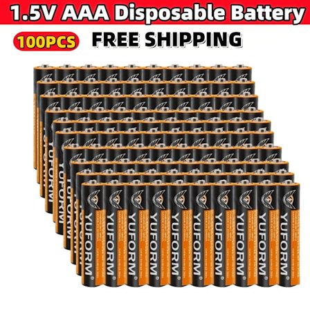 NYTT 1.5V AAA engångs-torrbatteri för LED-ljusleksak Mp3-kamera Blixt Razor CD-spelare Trådlös mus Tangentbord Gratis frakt