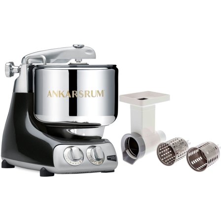 Ankarsrum Assistent AKM 6230 røremaskine + grøntsagssnitter, black diamond | KitchenOne