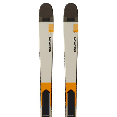 Salomon - Unisex Alpine Skis N Mtn 91 Carbon - Almond Milk / Black