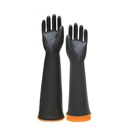 Kemikaliebestandige handsker Industrielle gummihandsker 55CM