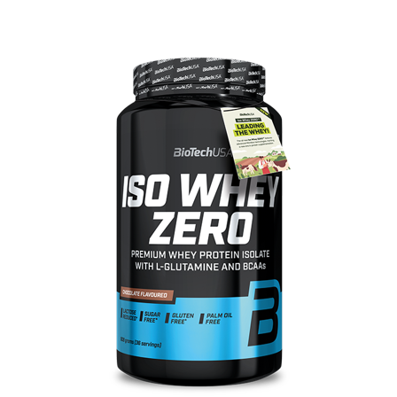 Biotech USA Iso Whey Zero Laktose reduceret Valleproteinisolat 908 g, Chocolate - Bodyman.dk