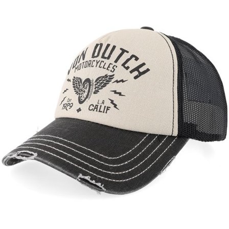 Von Dutch - Vit trucker Keps - Crew White/Black Trucker @ Hatstore