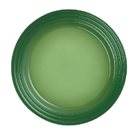 Le Creuset Tallrik Signature stengods 22 cm Bamboo Green Serveringstillbehör Unisex Grön