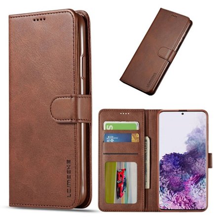 LC.IMEEKE Samsung Galaxy A51 Flip Etui - Kaffe