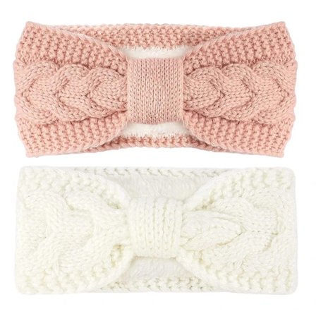 Vinterhårbåndsett, tykke elastiske ørevarmere, 2 stk. [YJD]