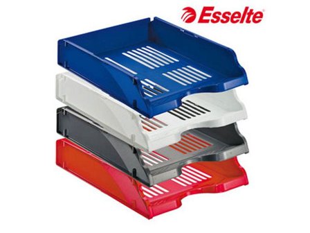 Esselte Brevkorg, Transit, polystyren, vit, 260 x 76 x 336 - Lyreco - Kontorsmaterial - Till skrivbordet - Brevkorgar