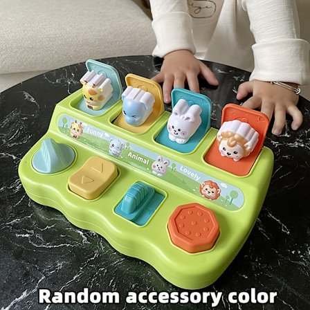 Interaktiv Pop-Up Kontaktboks, et Knaplogik Puslespil Legetøj, en Tidlig Uddannelses Overraskelses Læringsboks Der Forbedrer Logisk Tænkning Og 