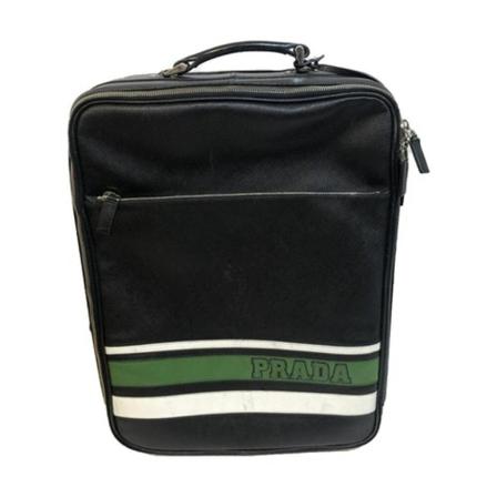 Prada Vintage Pre-owned Rolling Trolley , Zwart , Dames , Maat: ONE Size Vintage Tassen
