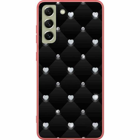 Samsung Galaxy S21 Fe 5g Premium Skal Diamant Hjärta