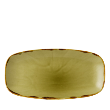 Tallrik Oval Harvest Grön
