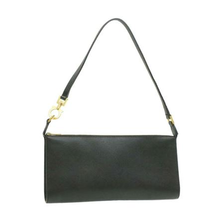 Salvatore Ferragamo Pre-owned, Clutch bag Zwart, Dames, Maat:ONE Size,leer