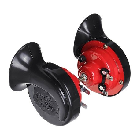 2 stk. 300db Tog Horn til Lastbiler Den Højeste Vandtætte Høj Luft Elektrisk Sneglehorn Dobbelt Horn Lyd