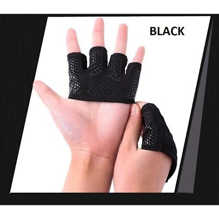 4-Finger Gym Half Finger Palm Protection Fitness W
