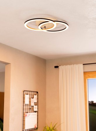 Lomaltaz-z taklampe - treverk/sort