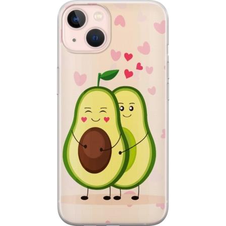 Apple iPhone 13 mini Läpinäkyvä kuori Avokado Rakkaus